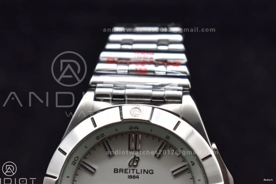 White 40mm 1:1 On SS Edition GMT Best Bracelet Factory Chronomat A2836 Dial Breitling BLS Automatic 0320